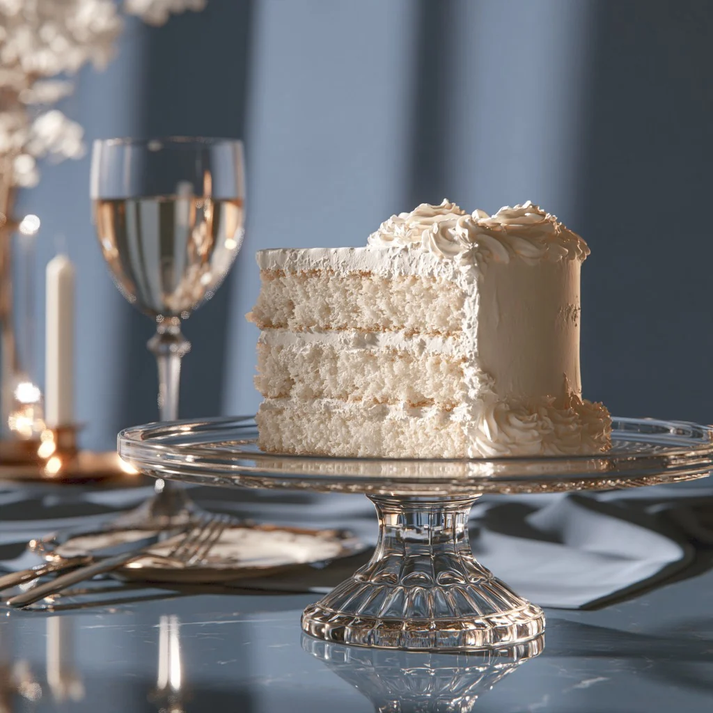Cake on a dinner table